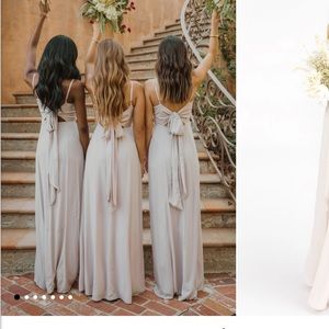 NEW Show me your Mumu Lauren Tie Maxi Bridesmaid Dress
